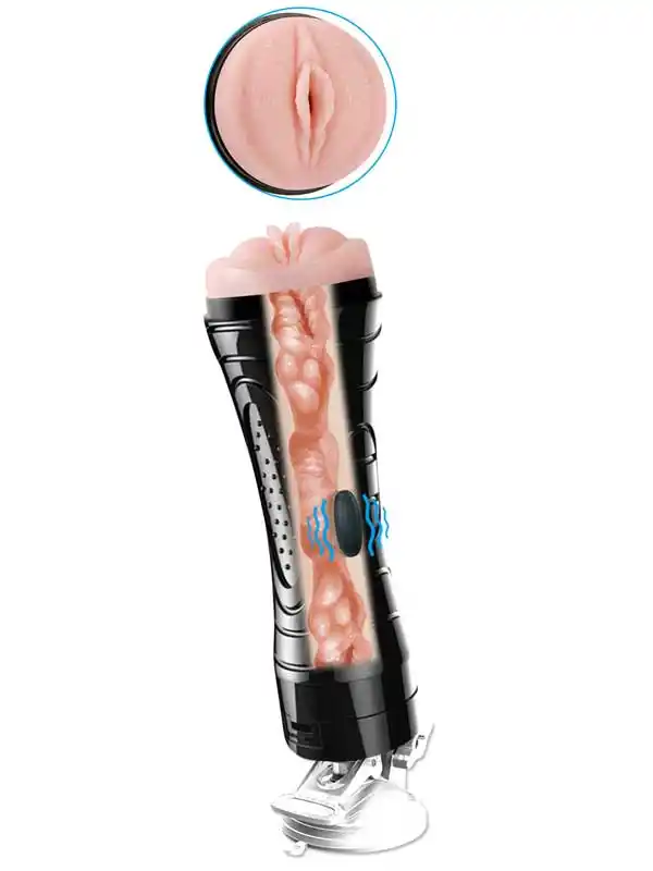 #8319 - NOXXX Vantuzlu ve Titreşimli Kupa Mastürbatör