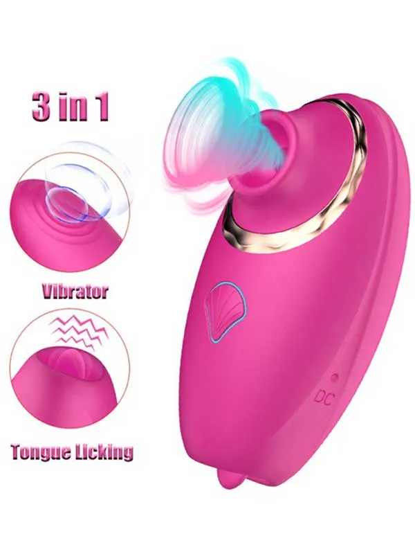 #9049 - NOXXX Dil Özellikli Vakumlu Şarjlı Titreşimli Orgazm Vibratörü