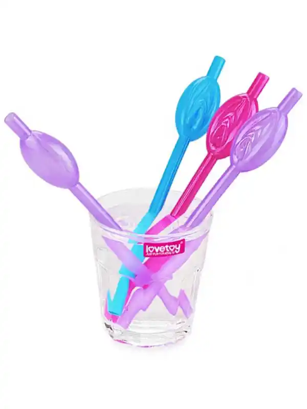 #8959 - Pussy Straws Vajina Pipet 9 Adet