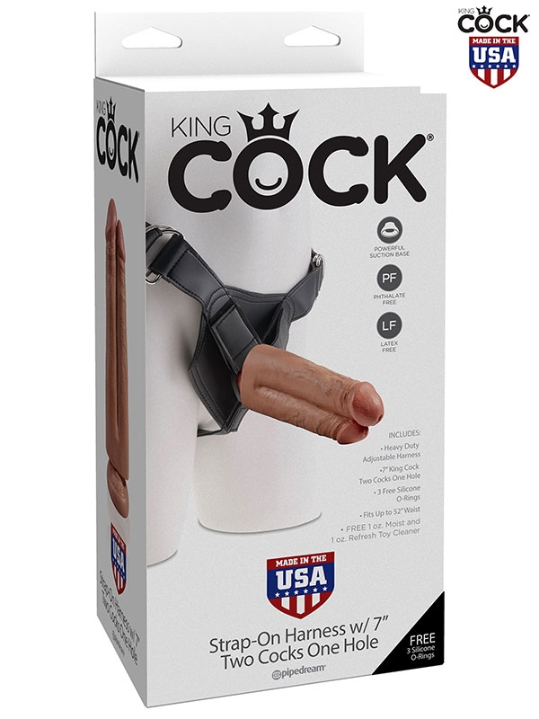 #9720 - Çift Penisli İçi Dolu Belden Bağlamalı 18 cm