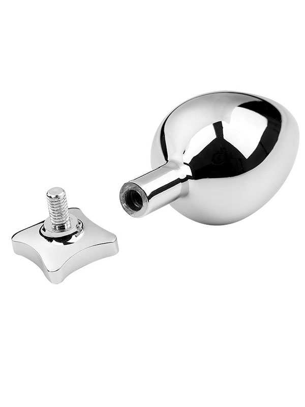 #9411 - NOXXX Değiştirilebilir Poker Başlıklı Çelik Anal Plug Set Küçük Boy