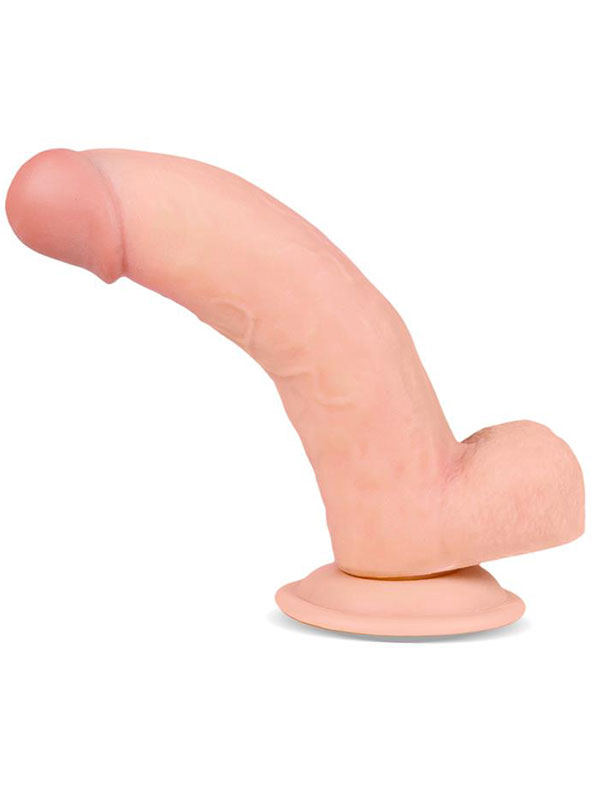 #8533 - 8&quot; Dual Layer Oynar Derili Realistik Penis 20 cm