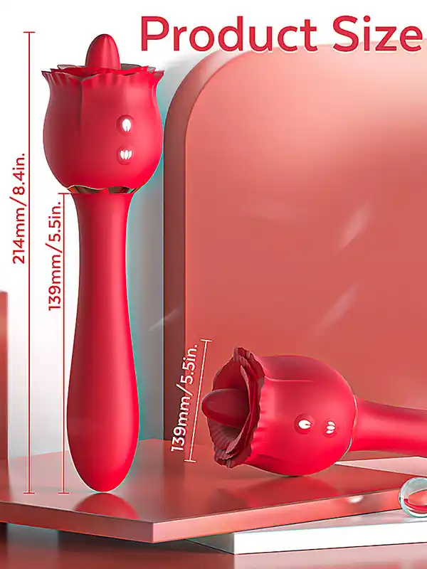 #8326 - Erojen Bölge Etkili Çift Taraflı Şarjlı Vibratör