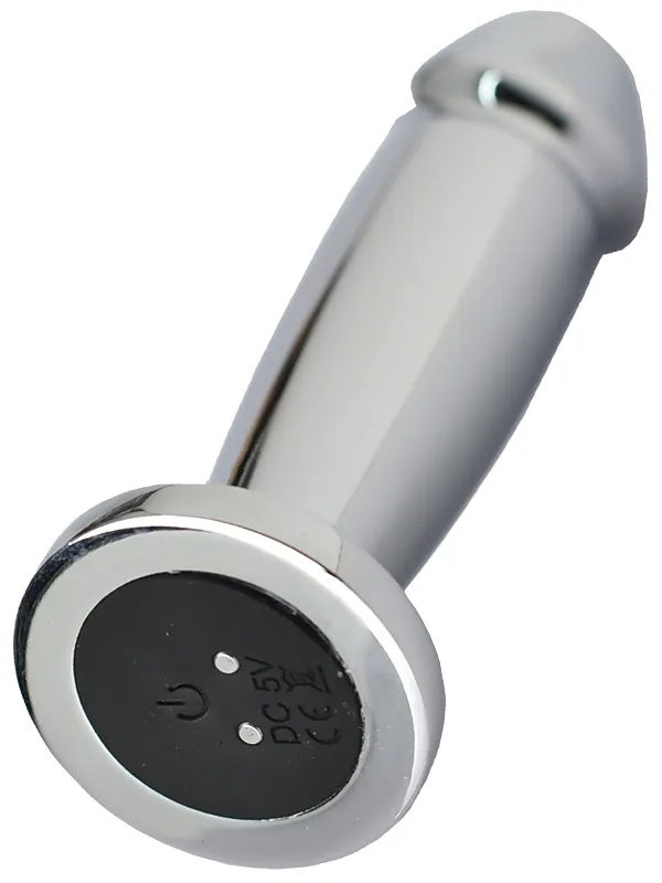 #9396 - NOXXX Çelik Anal Plug Şarjlı Titreşimli 12 cm