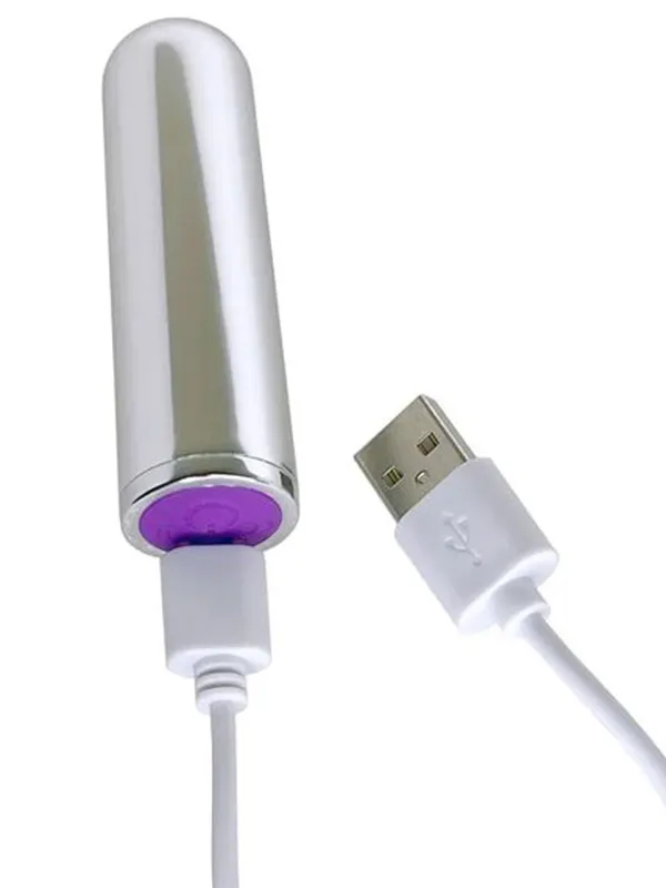 #9266 - Ultra Güçlü Mini Şarjlı Bullet Vibratör 7.5 cm