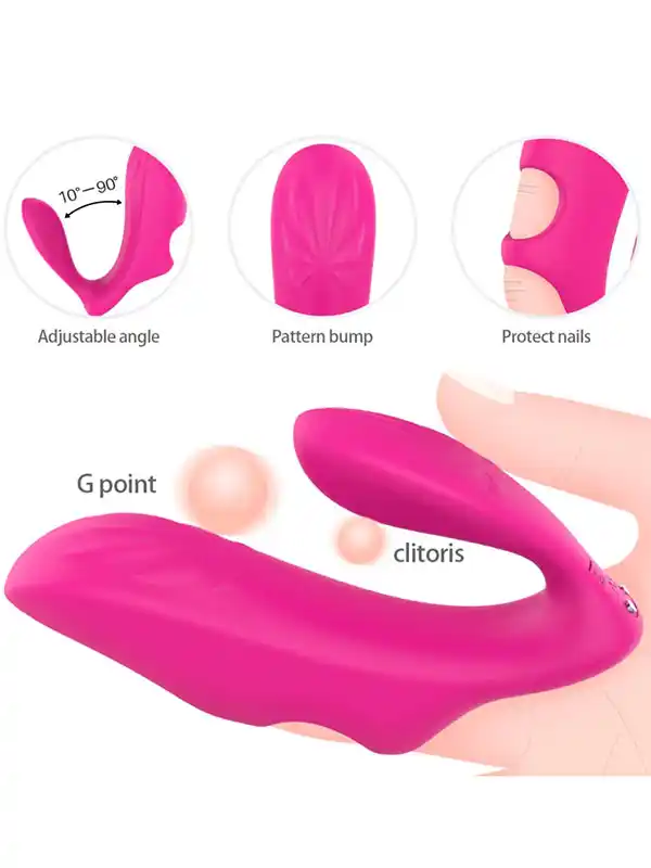 #8472 - Şarjlı Uzaktan Kumandalı Parmak ve G Noktası Vibratörü