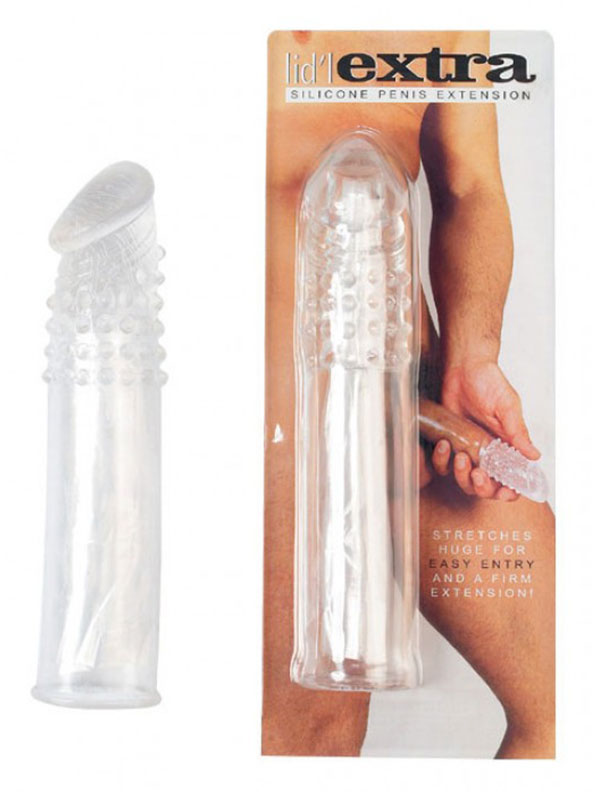 #10054 - Silikon Penis Kılıfı 7 cm Eklentili