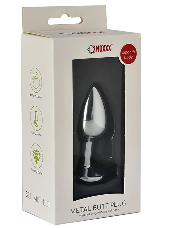 #9425 - NOXXX Çok Renkli Küçük Boy Taşlı Çelik Anal Plug
