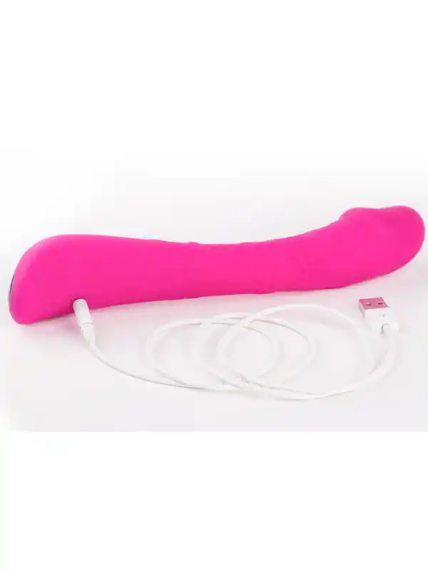 #8477 - Güçlü Esnek Şarjlı Vibratör 21 cm