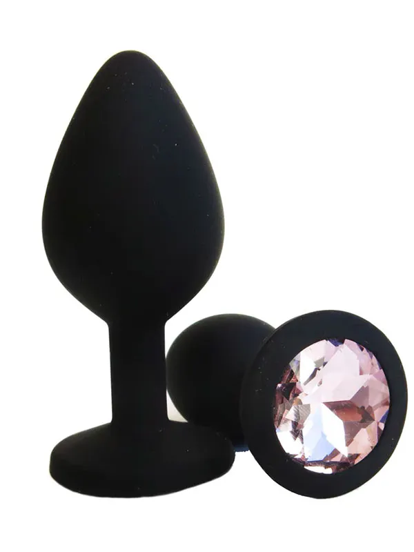 #10011 - NOXXX Silikon Anal Plug Taşlı Medium