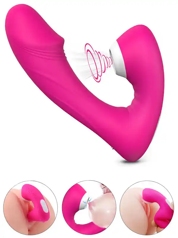 #8458 - Vakumlu G Spot Vibratör Titreşimli Şarjlı