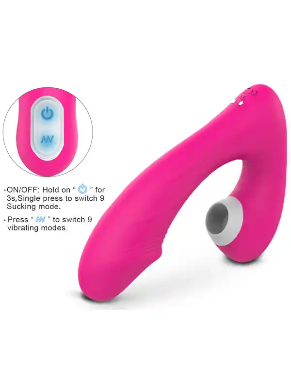 #8461 - Vakumlu G Spot Vibratör Titreşimli Şarjlı