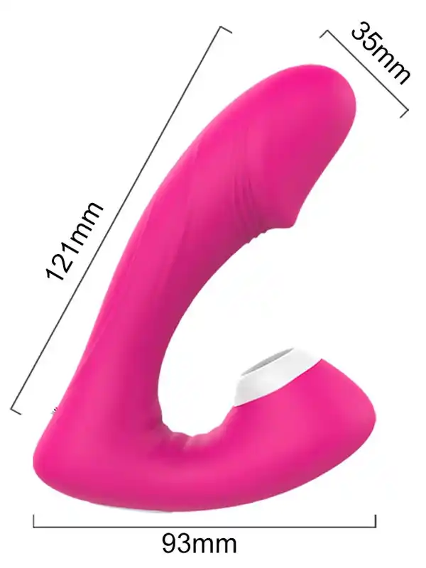 #8459 - Vakumlu G Spot Vibratör Titreşimli Şarjlı