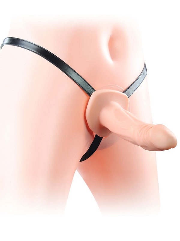 #9765 - İçi Boş Belden Bağlamalı Penis 16.5 cm
