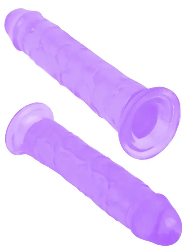 #8603 - 8.5&quot; Realistik Mor Jel Dildo 21.5 cm