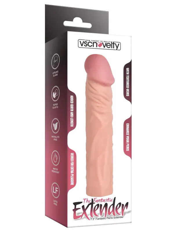 #8612 - Gerçekçi Penis Kılıfı 19 cm