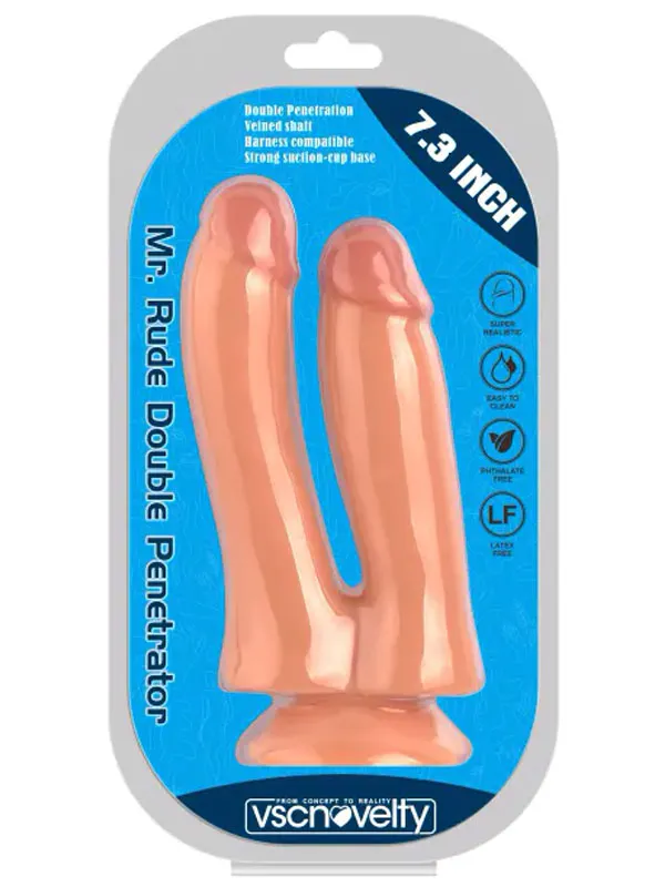 #8587 - 7.3” Çift Başlı Realistik Dildo