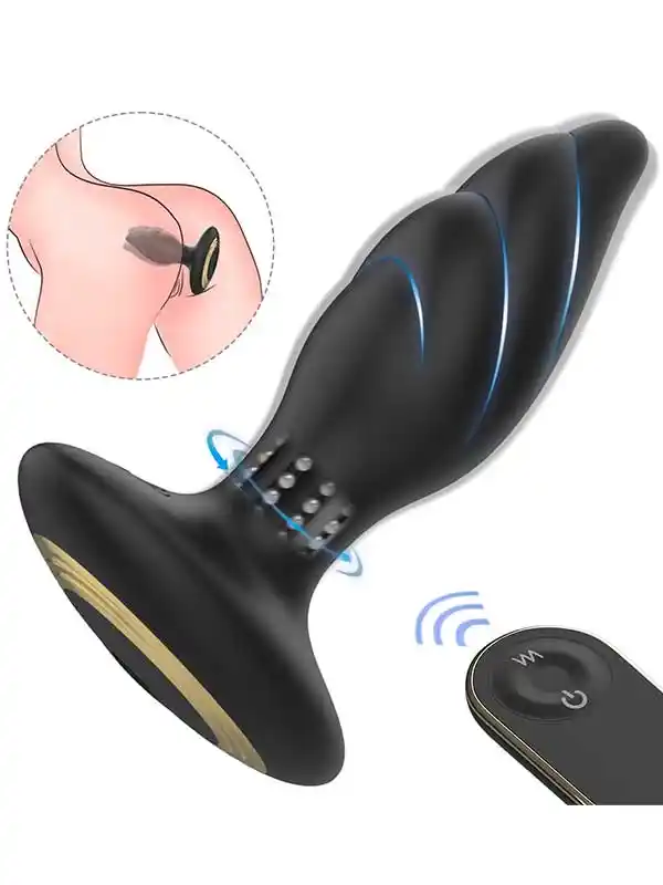 #8877 - Şarjlı Uzaktan Kumandalı Rotating Anal Vibratör
