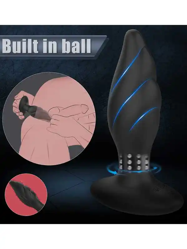 #8881 - Şarjlı Uzaktan Kumandalı Rotating Anal Vibratör