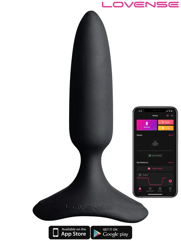 #LVHS2-1 - Lovense HUSH 2 Anal Plug 1&quot; App Controlled