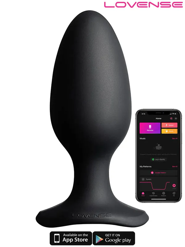 #LVHS2-2-25 - Lovense HUSH 2 Anal Plug 2.25&quot; App Controlled