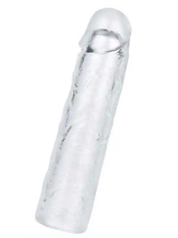 #LV314014 - Flawless Şeffaf Penis Kılıfı 5 cm Uzatmalı