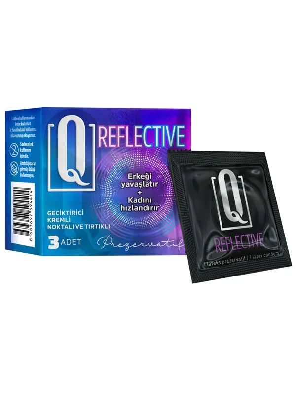 #LQ1504 - Prezervatif Özel Kremli 3&#039;lü Paket
