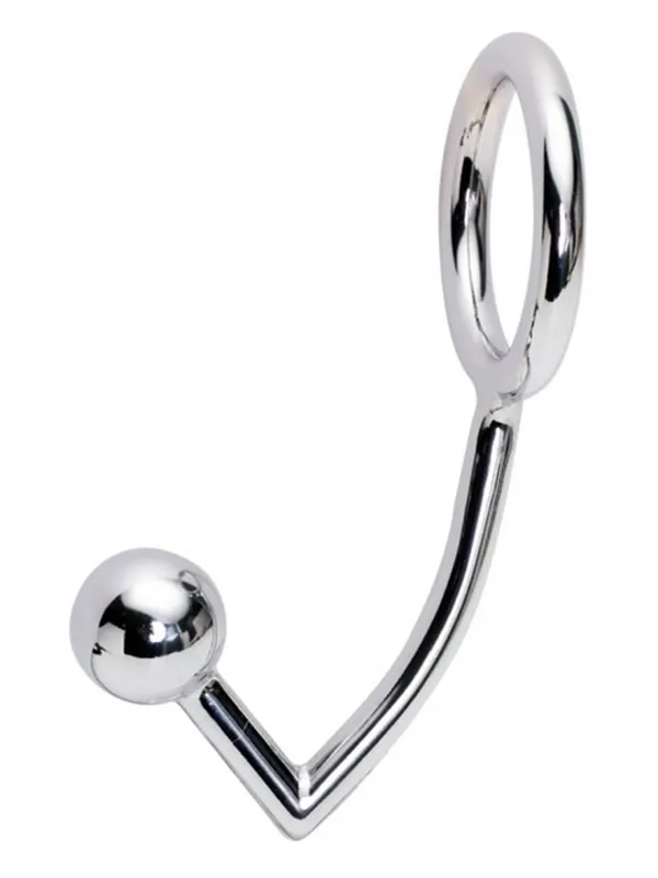 #SM396 - Çelik Penis Halkalı Anal Plug