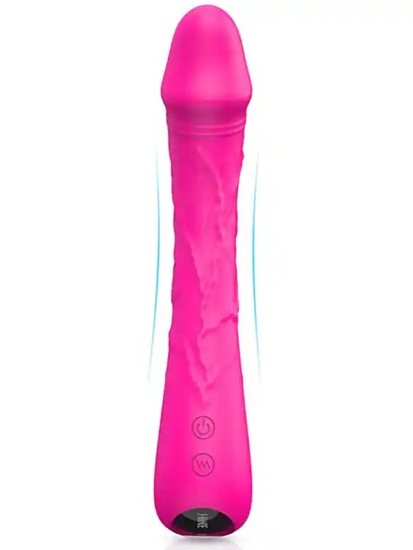 #S026-2 - Güçlü Esnek Şarjlı Vibratör 21 cm